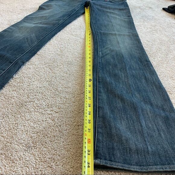 Rock & Republic pink stitching bootcut jeans Sz 30 - Picture 11 of 11